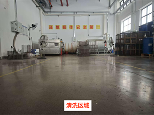 标识清晰的洁净作业区域